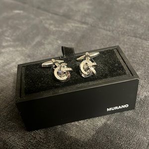 Murano cuff links